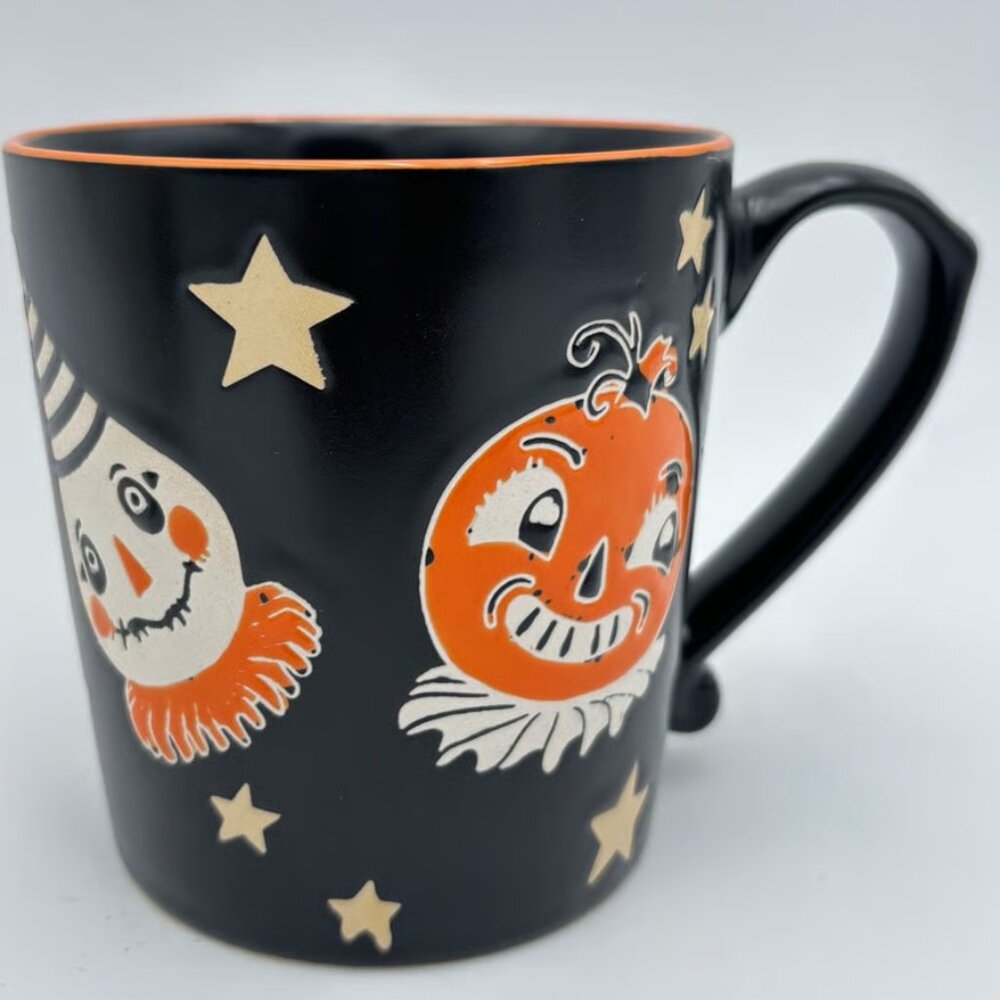 ELI + ANA hand painted ghost carnival spooky mug Johanna Parker design